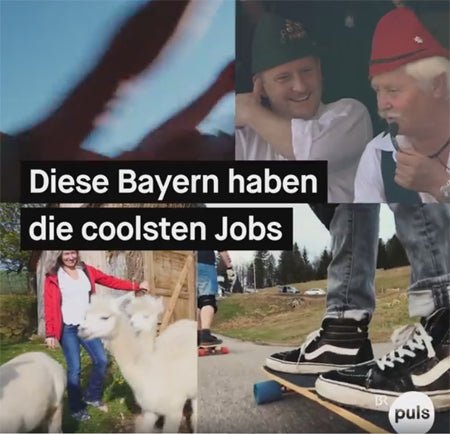 Auch Grüezi bag ist dabei - "BR puls" stellt die 10 coolsten Traumjobs vor!