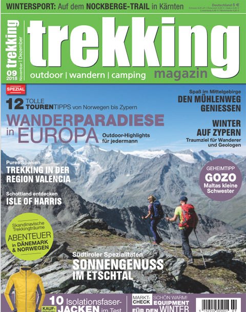 Wohlfühlstück für die Ausrüstung - vorgestellt vom Magazin trekking