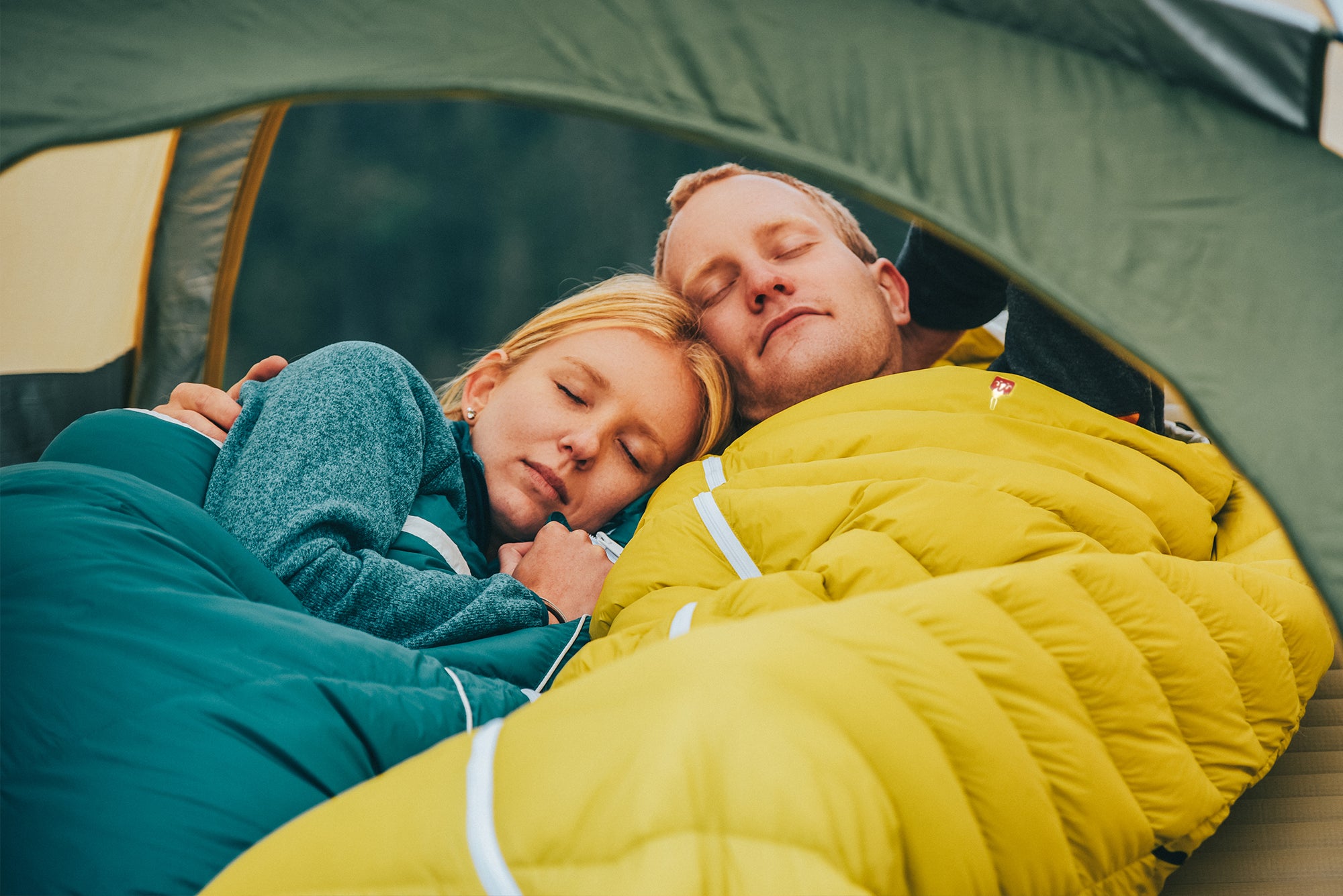 Mumienschlafsack mit hervorragendem Schlafklima