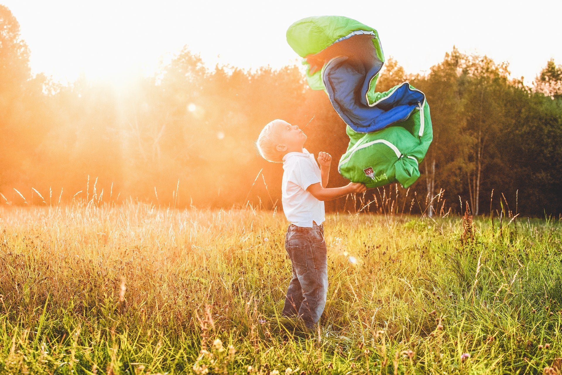 Kinderschlafsack mit OEKO-TEX mitwachsend