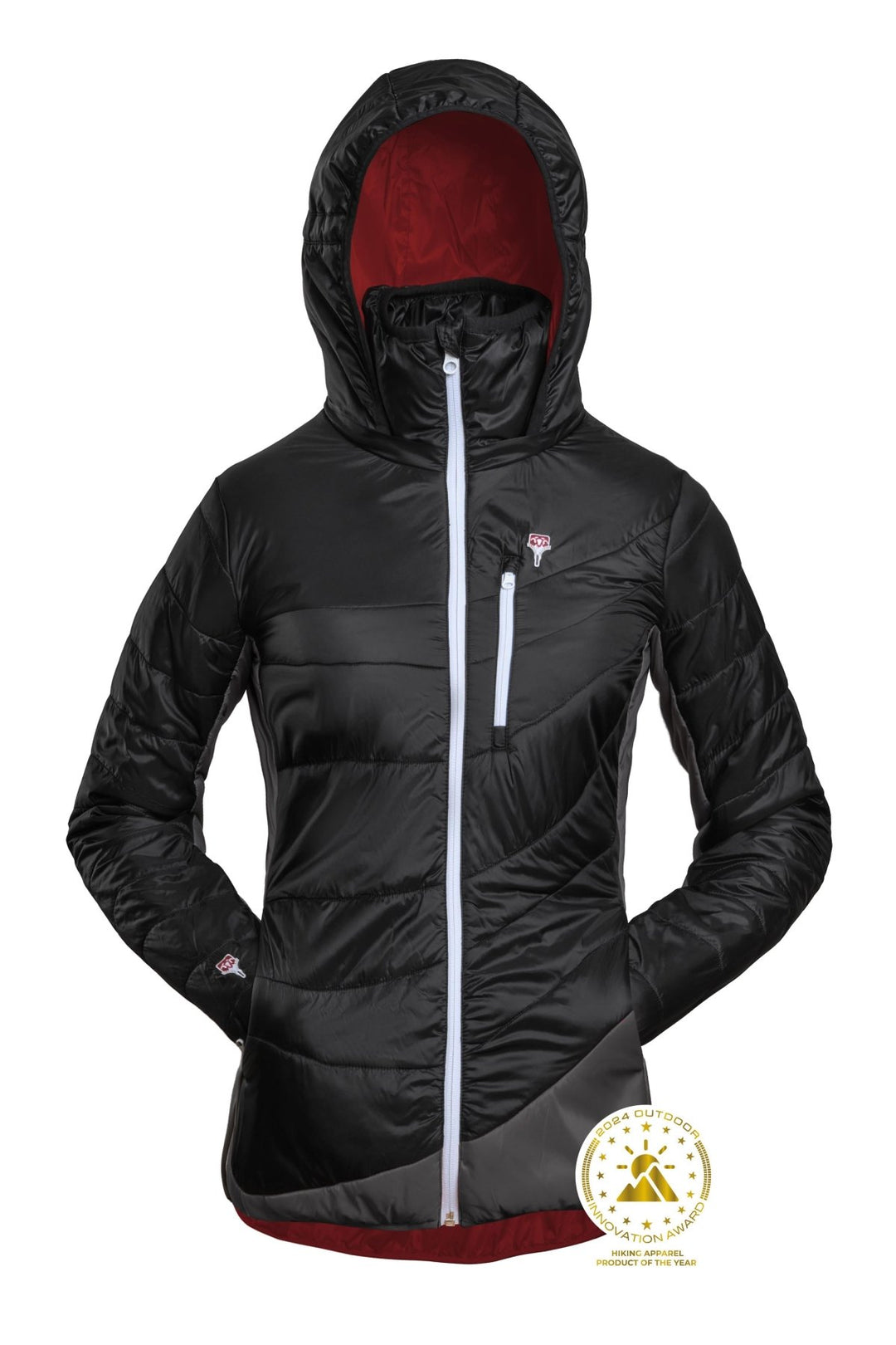 Refreshful Silkwool Jacket Damen Schwarz Award