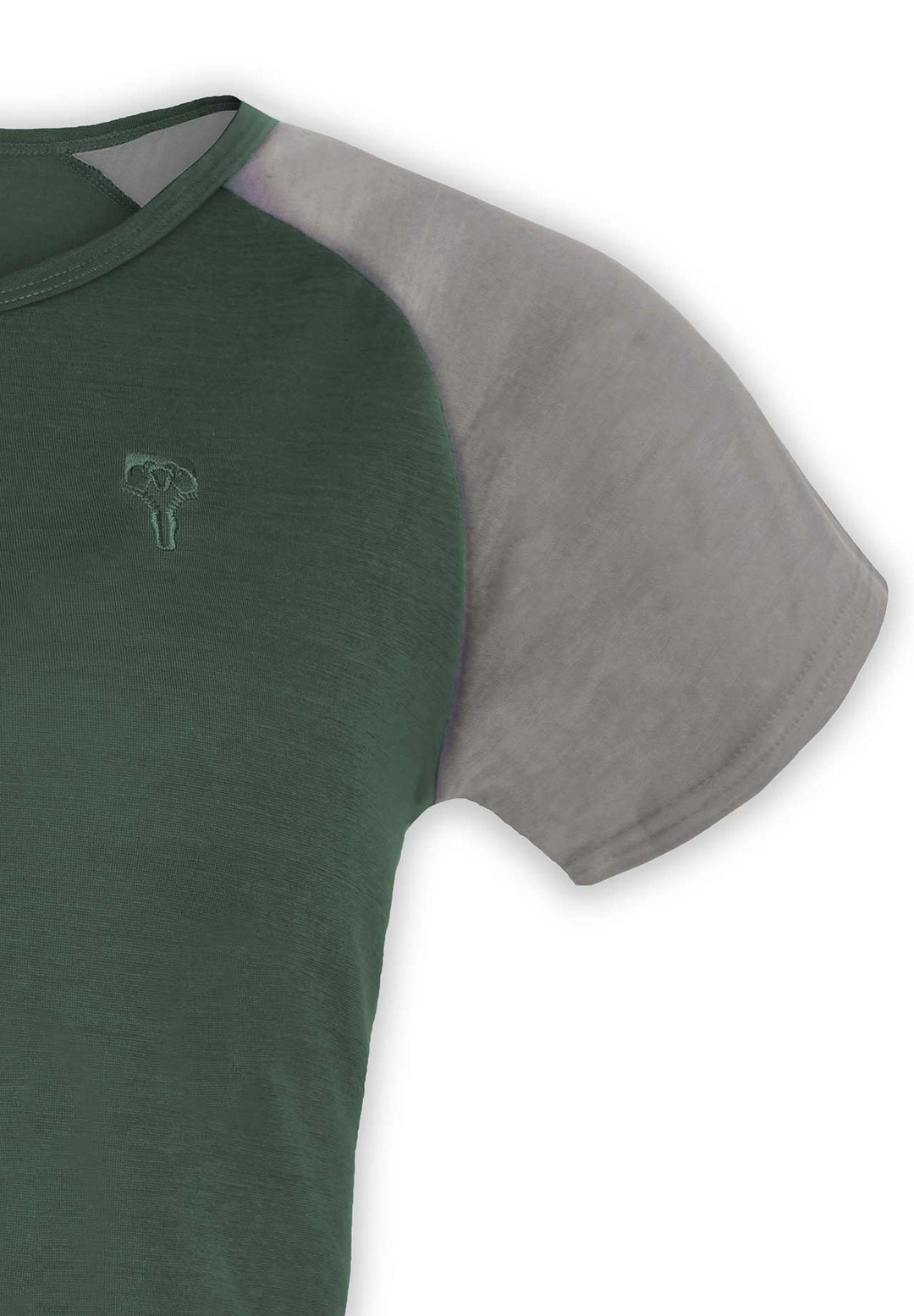 Woodwool Shirt Lady janeway Grün / Grau