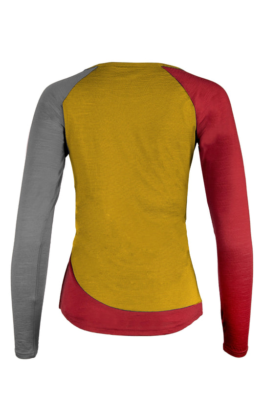 Woodwool Longsleeve t-shirt lady Phillippa Rücken