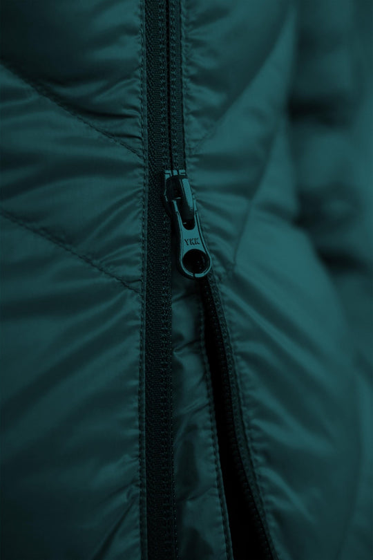 THE SENSEFUL DOWNWOOL JACKET M | OCEAN GREEN