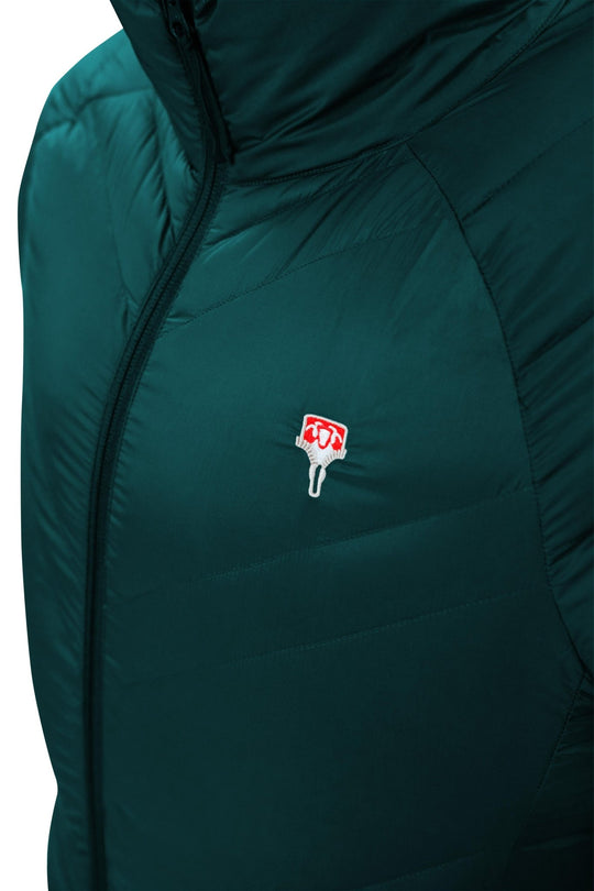 THE SENSEFUL DOWNWOOL JACKET M | OCEAN GREEN