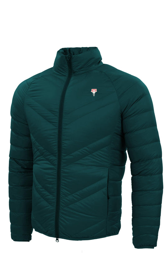 THE SENSEFUL DOWNWOOL JACKET M | OCEAN GREEN