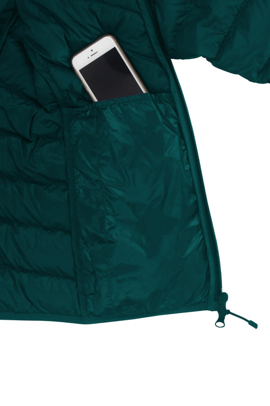 THE SENSEFUL DOWNWOOL JACKET M | OCEAN GREEN