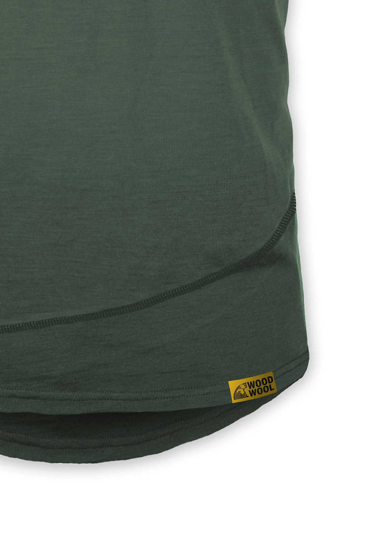 Woodwool Shirt Mr pike Grün Logo