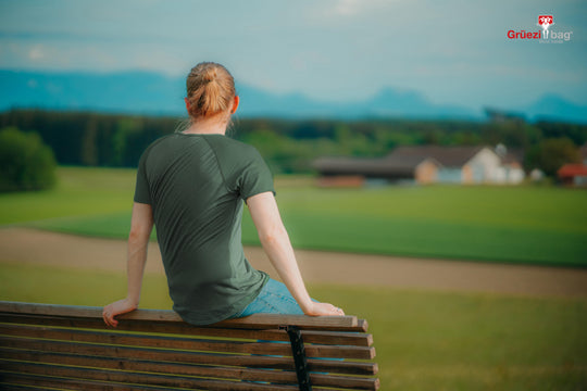 WoodWool T-Shirt Mr. Pike | Bayberry Green