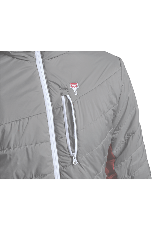 Refreshful SilkWool Jacket | Grey - Cherry  W