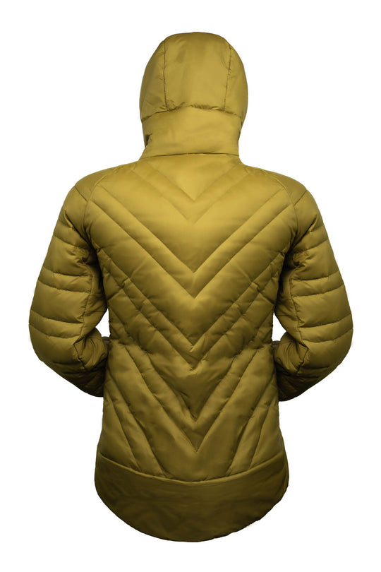 The Faithful DownWool Jacket W | Lime Gold