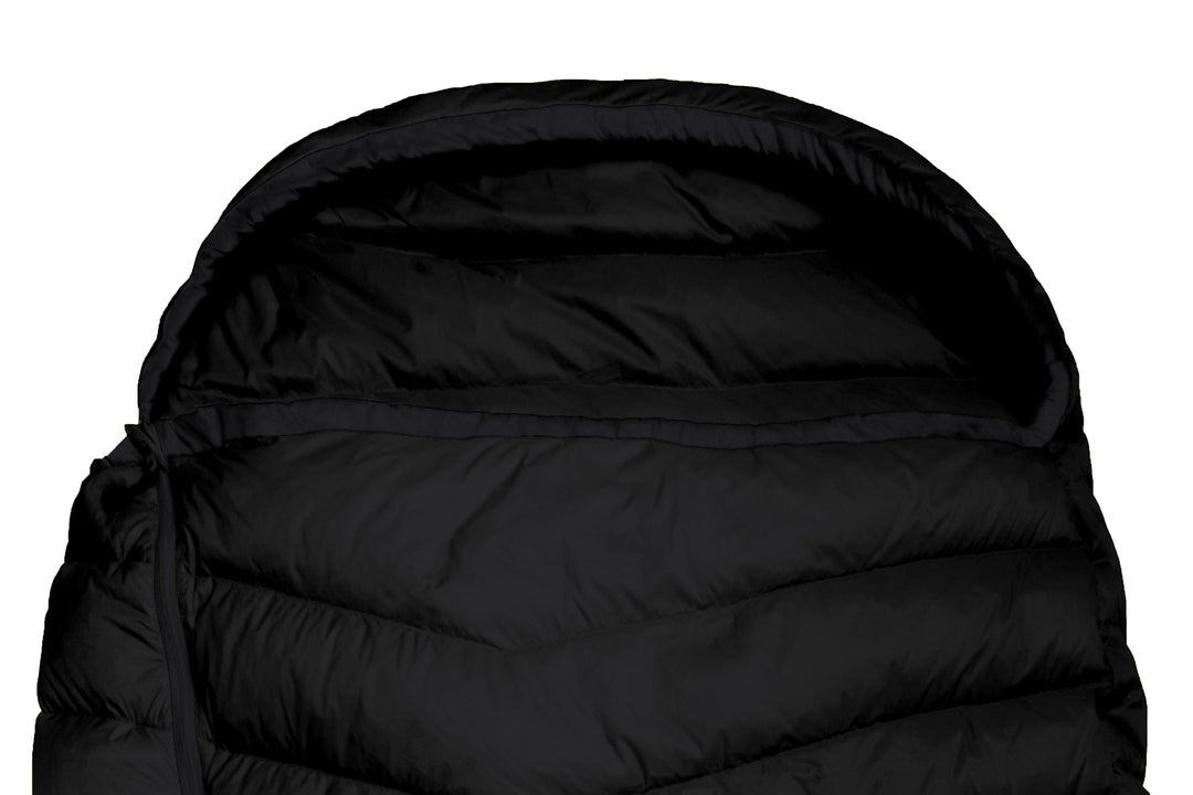 Biopod DownWool Extreme Light 185 Mumienschlafsack in black edition