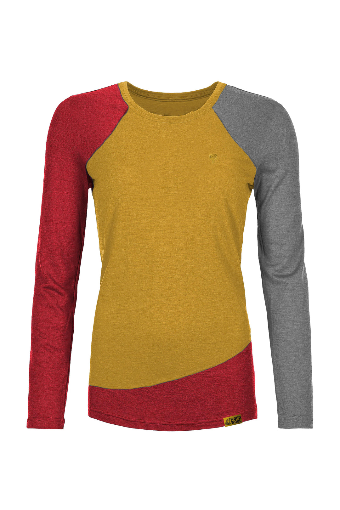 WoodWool Longsleeve Lady Phillippa | Daisy Daze Yellow