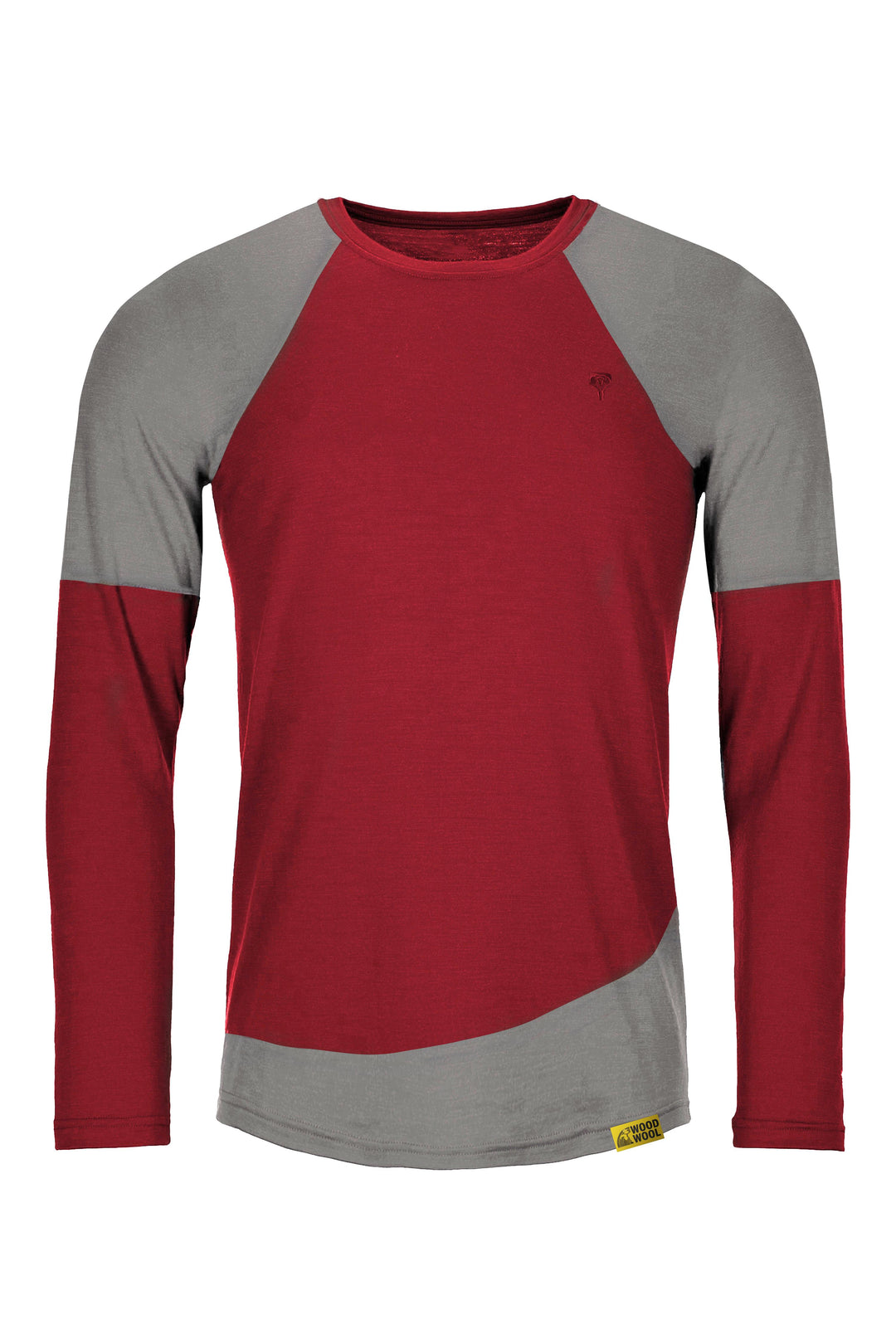 WoodWool Longsleeve Mr. Picard | Fired Red Brick
