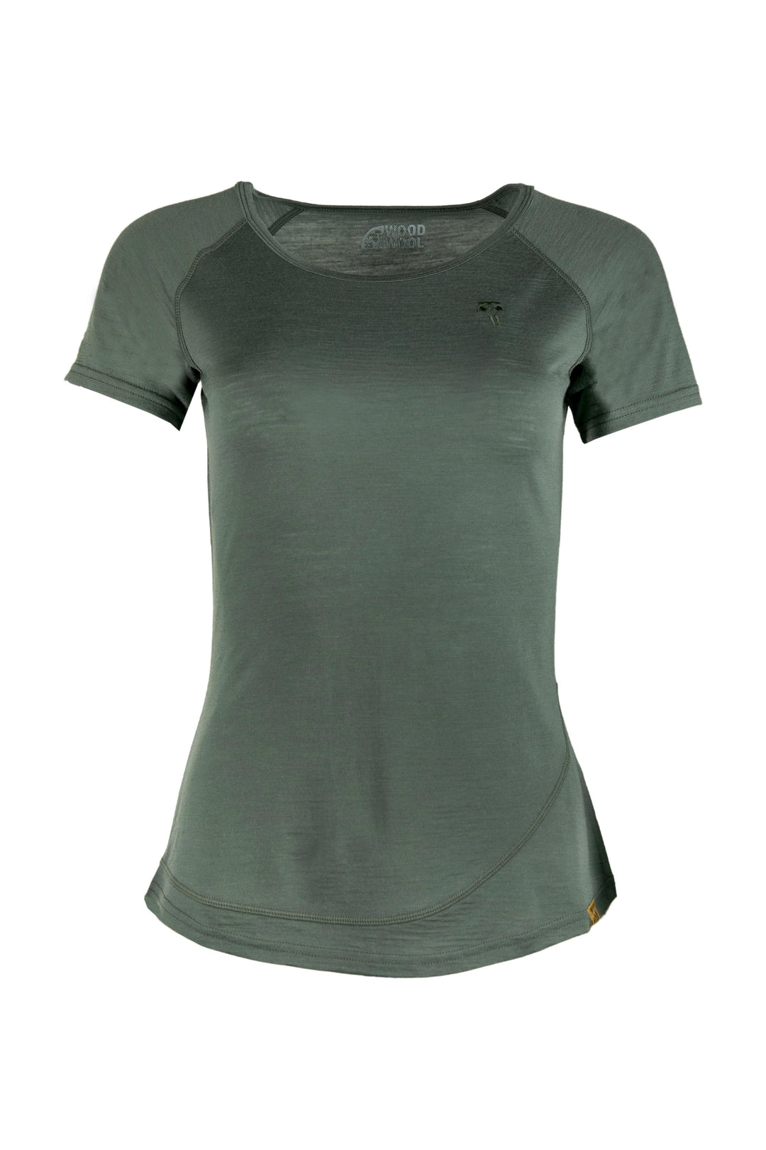 WoodWool T-Shirt Lady Burnham | Bayberry Green