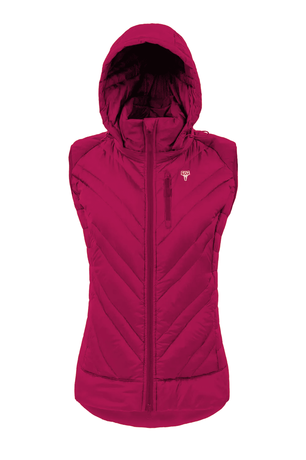 Lightful Vest Damen in Raspberry Red