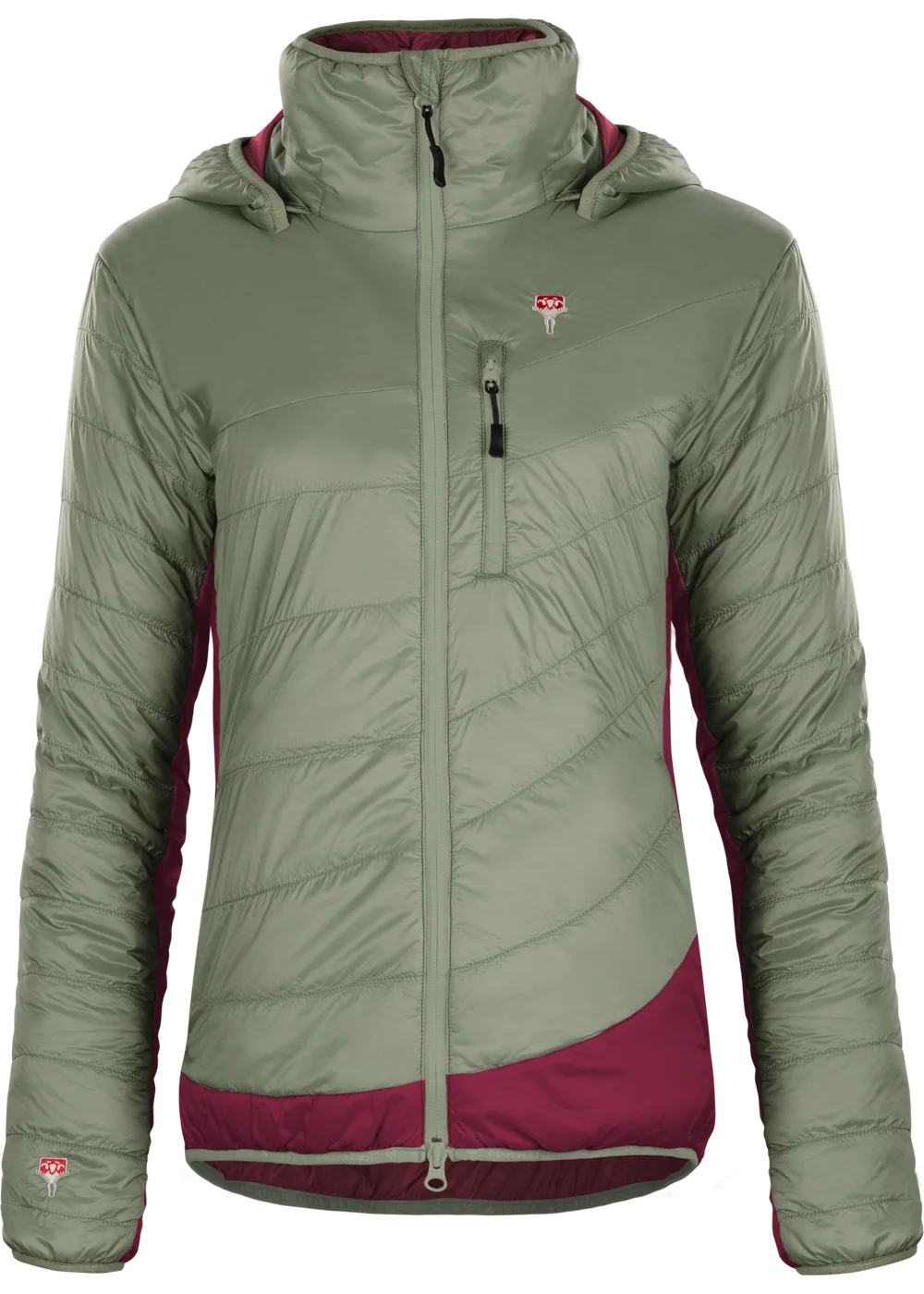 Refreshful Reverse Damen in Oil Green / Rumba Red · Oil Green Seite
