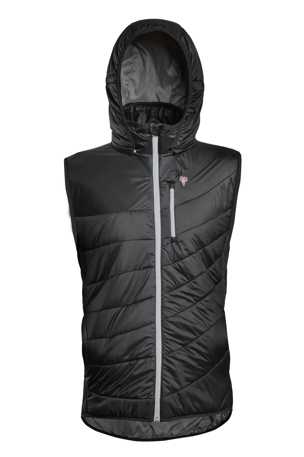 Refreshful SilkWool Vest Herren in Black