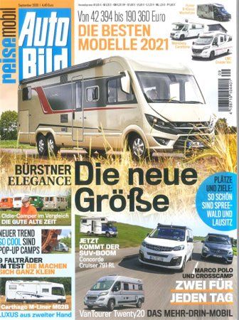 Robust blanket sleeping bag impresses the magazine 'Auto Bild Reisemobil'!