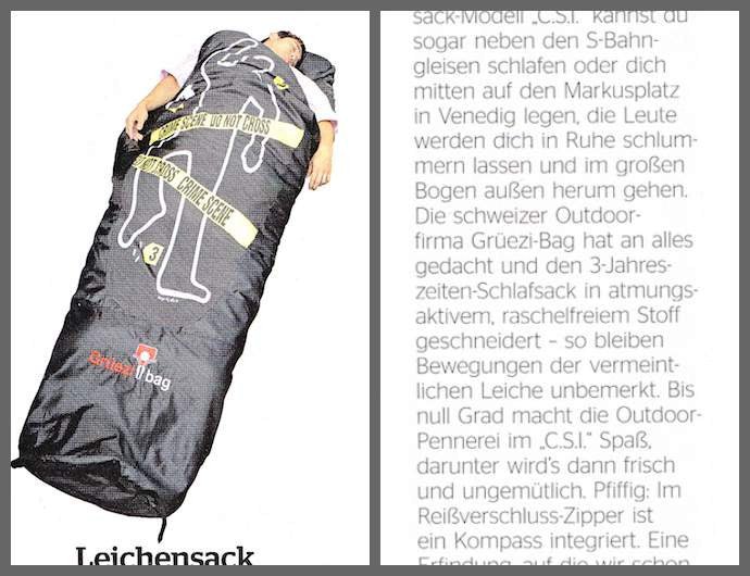 Grüezi bag Schlafsack