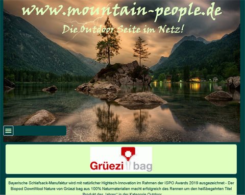 Hightech aus den Alpen - Onlinemagazin 'mountain-people' berichtet!