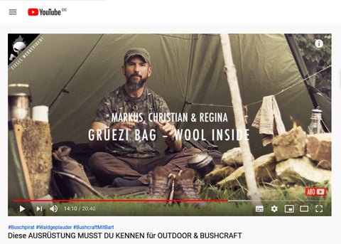 Genialer Schlafsack getestet - Youtube Blogger 'Outdoor & Bushcraft' informiert!