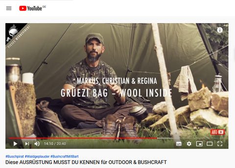 Ingenious sleeping bag tested - Youtube blogger 'Outdoor &amp; Bushcraft' informed!