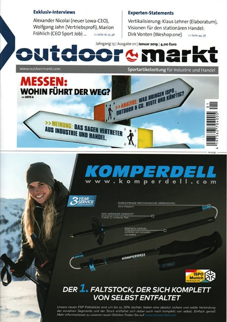Gewichtswunder - vorgestellt von der Zeitschrift 'outdoor markt'!