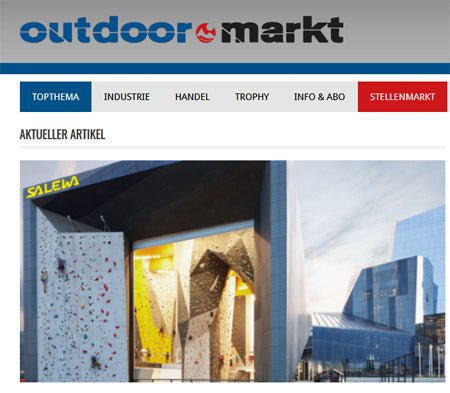 Zeitschrift 'outdoormarkt stellt vor- 'Die Natürliche Klimaanlage'!