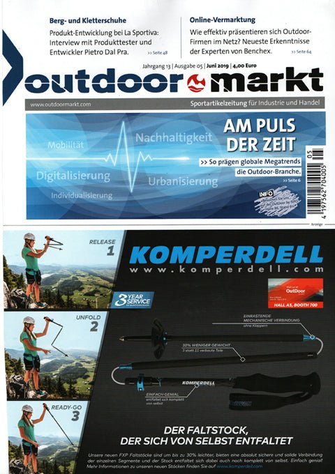 Magazin Outdoormarkt-Cover-Juni 2019-Innovationen Schlafsaecke Outdoor by ISPO