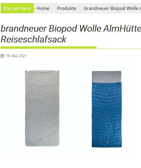 Home     Produkte     brandneuer Biopod Wolle AlmHütte – Hütten- und Reiseschlafsack  brandneuer Biopod Wolle AlmHütte – Hütten- und Reiseschlafsack