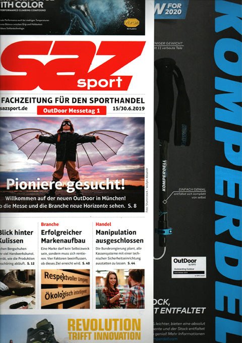SAZsport-Cover-Ausgabe 15-30.06.2019-Gruezi bag-Biopod Wolle Suvrvival
