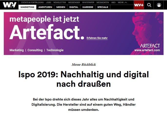 W&V Onlinemagazin-ISPO 2019-gruezi bag-schlafsack Biopod DownWool Nature
