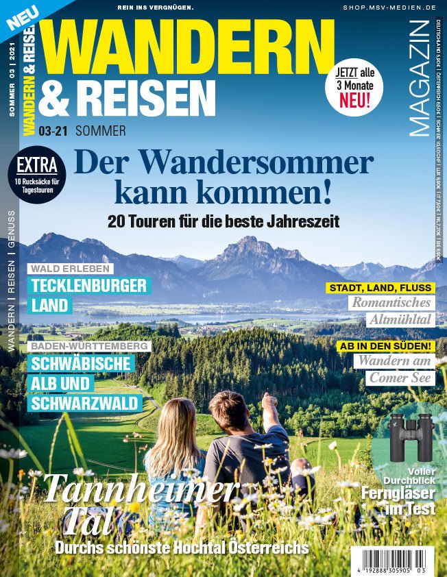 Grüezi bag mit Wolllust im Wandern&Reisen Magazin