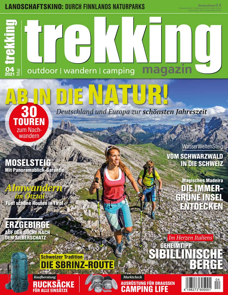 Camping en direct dans le magazine Trekking