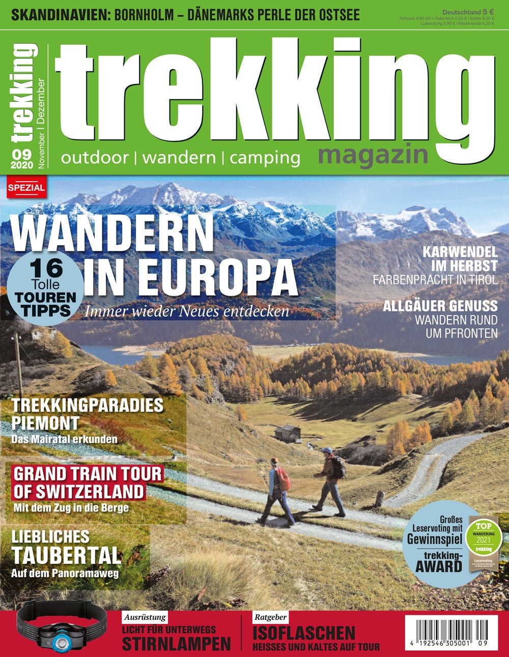 Trekking Magazin Dez. 2020 Schlafsack für kalte Nächte