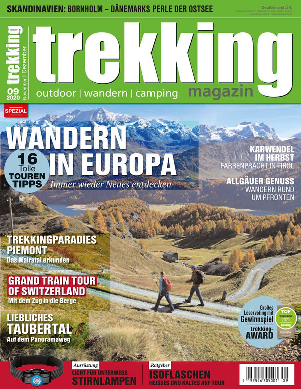 Trekking Magazin Dec. 2020 Sleeping bag for cold nights