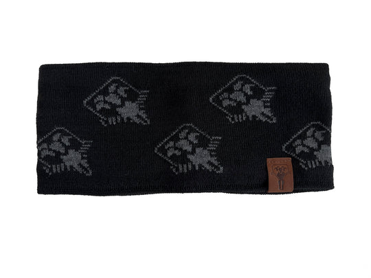 MERINO HEADBAND GRÜEZI BAG - Small LOGO - Black