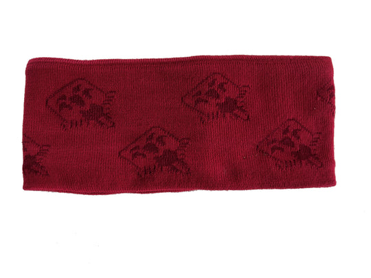 MERINO HEADBAND GRÜEZI BAG - Small LOGO - Cherry