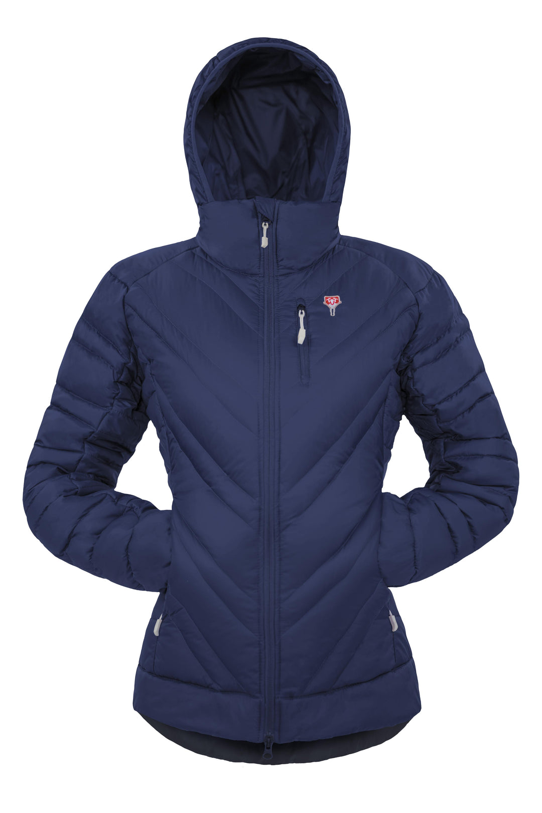 Grüezi bag Faithful DownWool Jacket W - V-Kammernkonstruktion