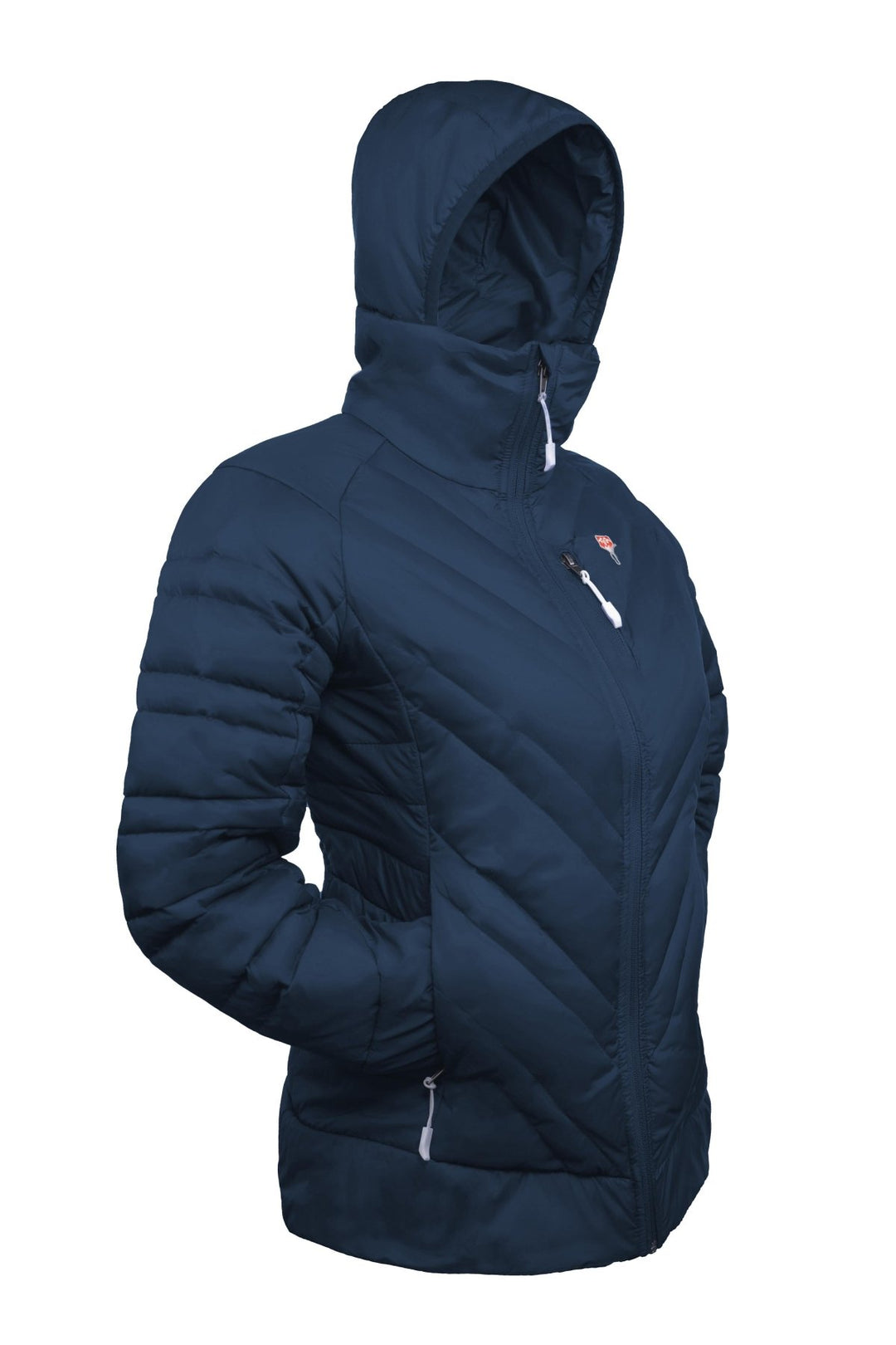 Gruezi Bag Faithful DownWool Jacket W Blue Ashes Sideview