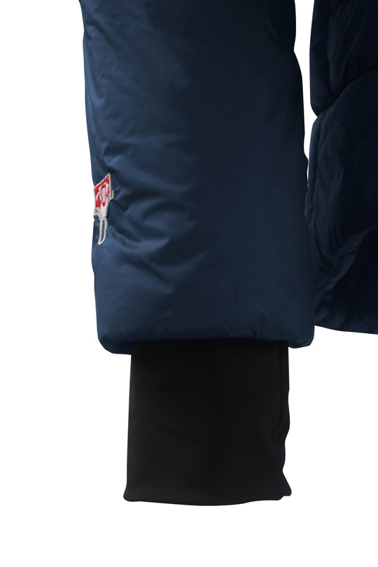 Gruezi Bag Faithful DownWool Jacket W Blue Ashes Sleeve