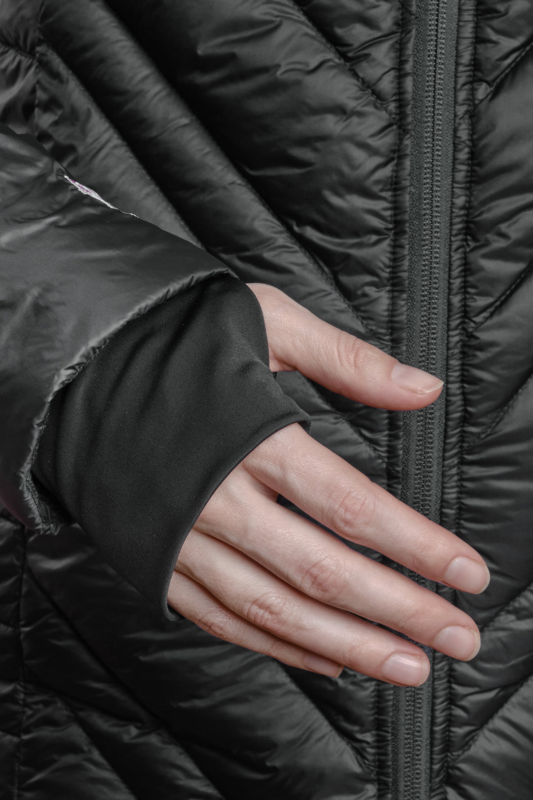 Grüezi bag DownWool Coat W - Ärmelbündchen