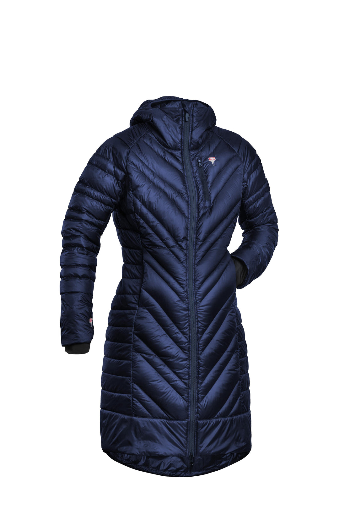 Grüezi bag DownWool Coat W - V-Kammerkonstruktion