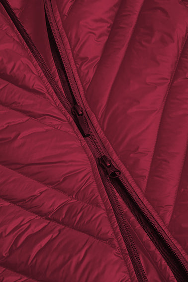Downwool Coat Doppelreißverschluss