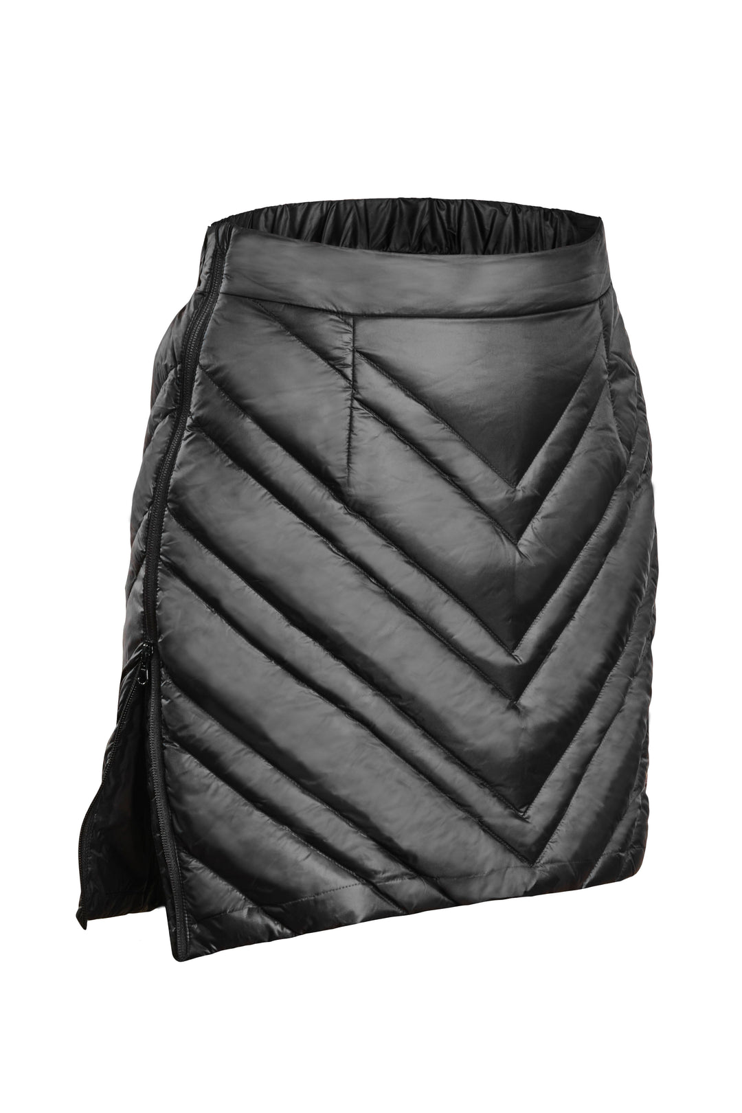 Grüezi bag DownWool Skirt - überdachter Reißverschluss an der Seite für ein einfaches An- und Ausziehen