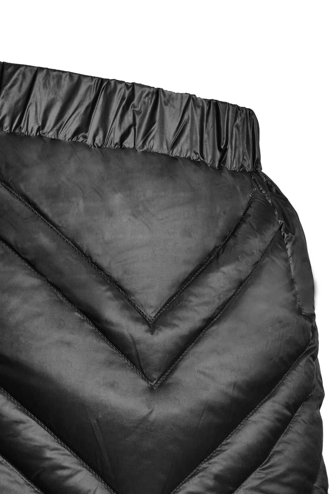 Grüezi bag DownWool Skirt - V-Kammern Anordnung für ein modisch funktionelles Auftreten