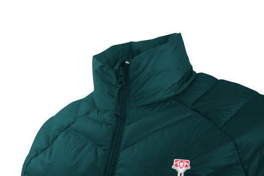 Senseful DownWool jacke Damen Ocean Green Kragen