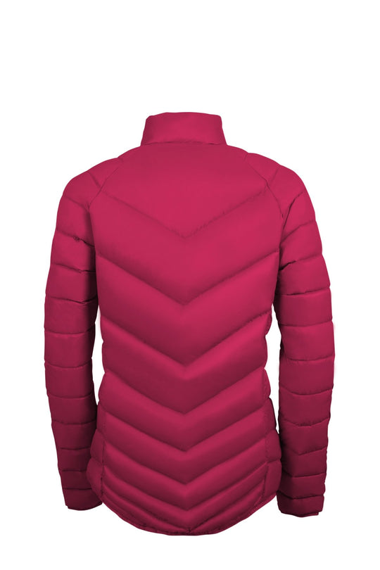 Kurtka Senseful DownWool 2.0 | Damska | Malinowy czerwony - torba Grüezi