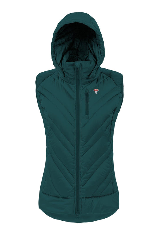 Lightful DownWool vest Ocean Green W 